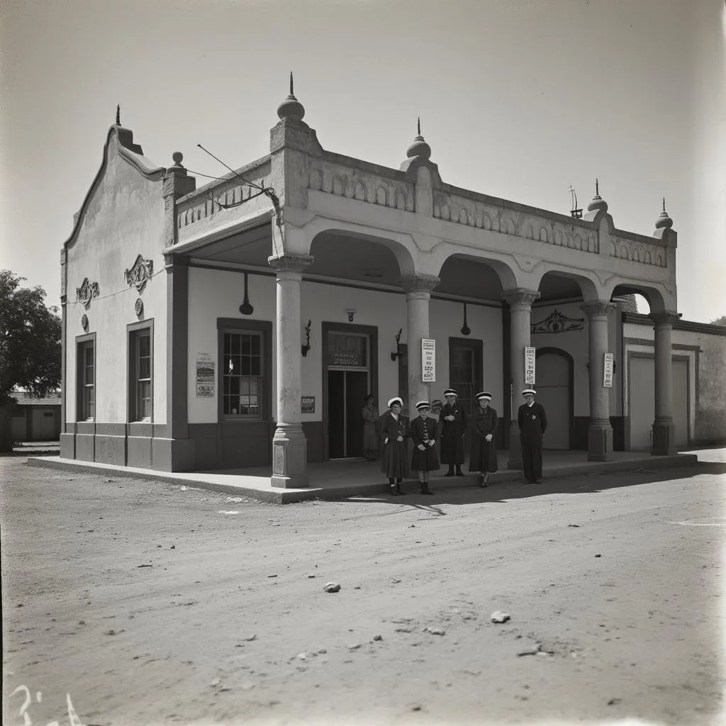 Primera estación de servicio de la compañía