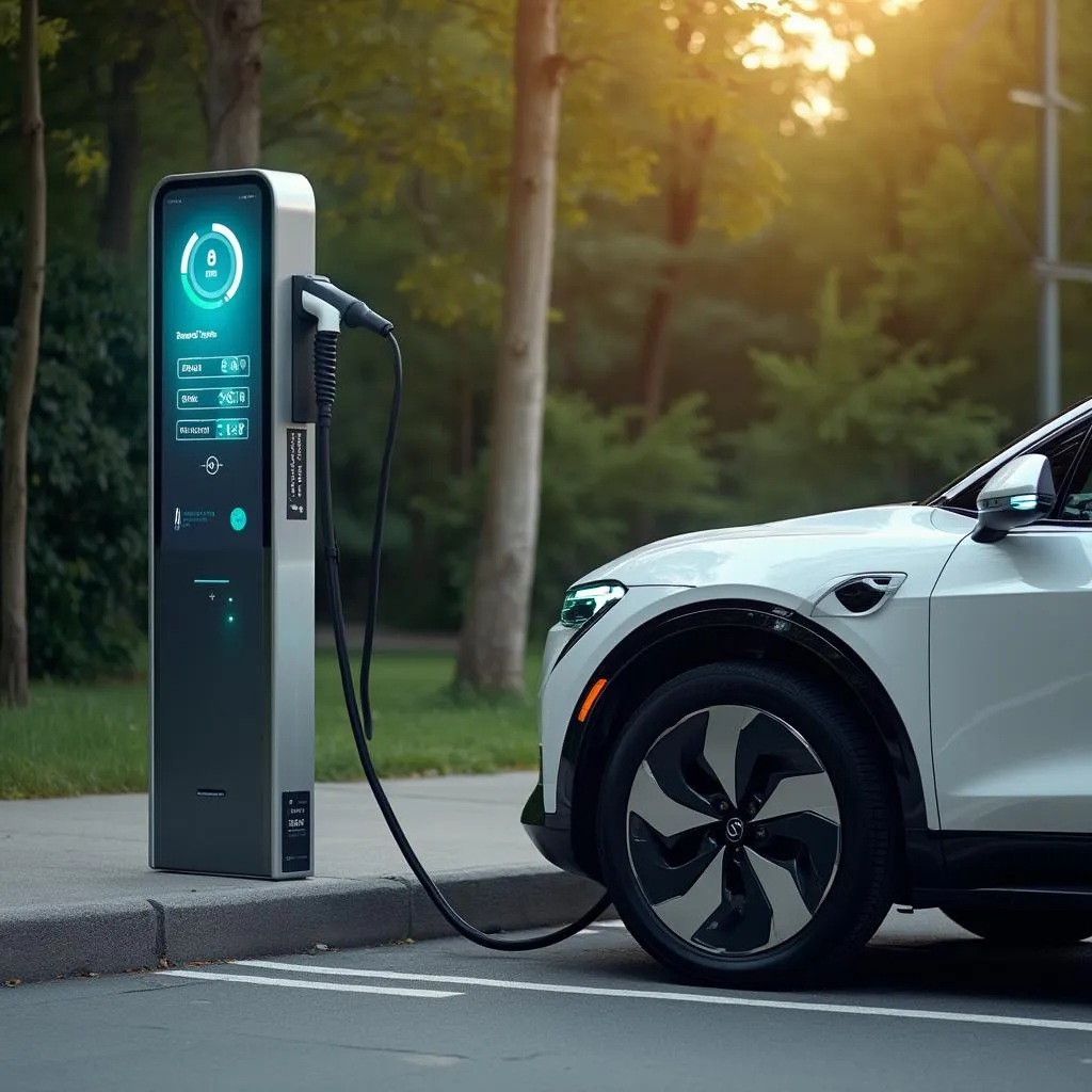 Punto de carga para vehículos eléctricos