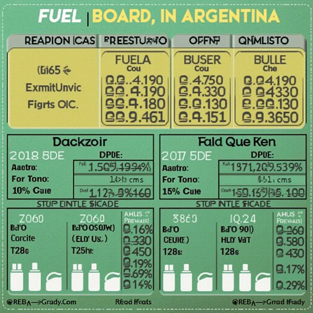 Guía de precios de combustibles en Argentina