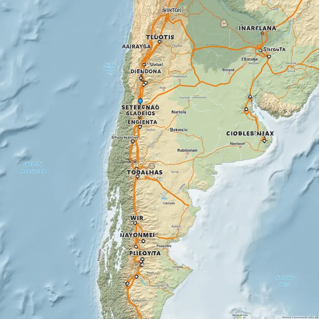 Mapa interactivo de estaciones de servicio en Argentina
